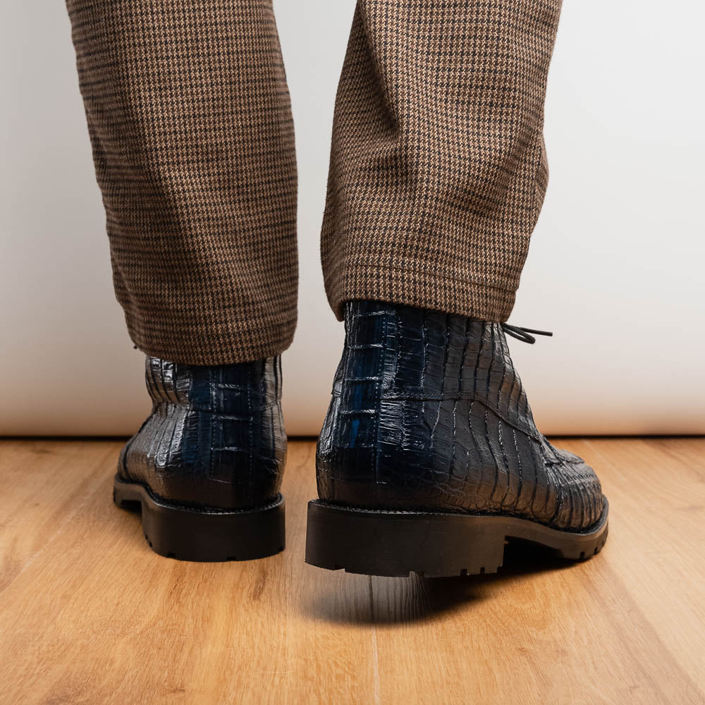 Marco Di Milano Martinelli Navy Leather Shoe
