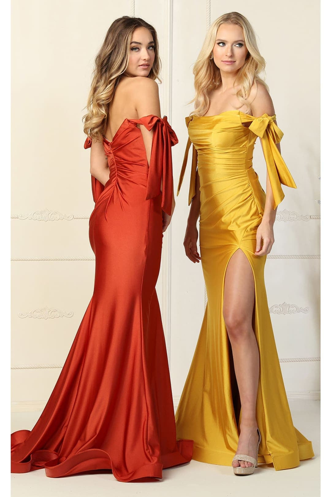 Prom Dress Stretchy Off The Shoulder Plus Size Gown for a Wedding Guest