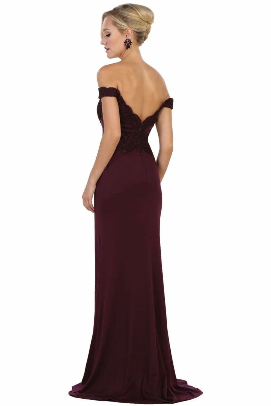 May Queen Off The Shoulder Formal Gown