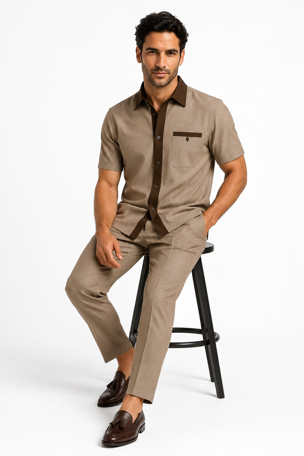 Houndstooth 2-Piece Walking Set by Zacchi