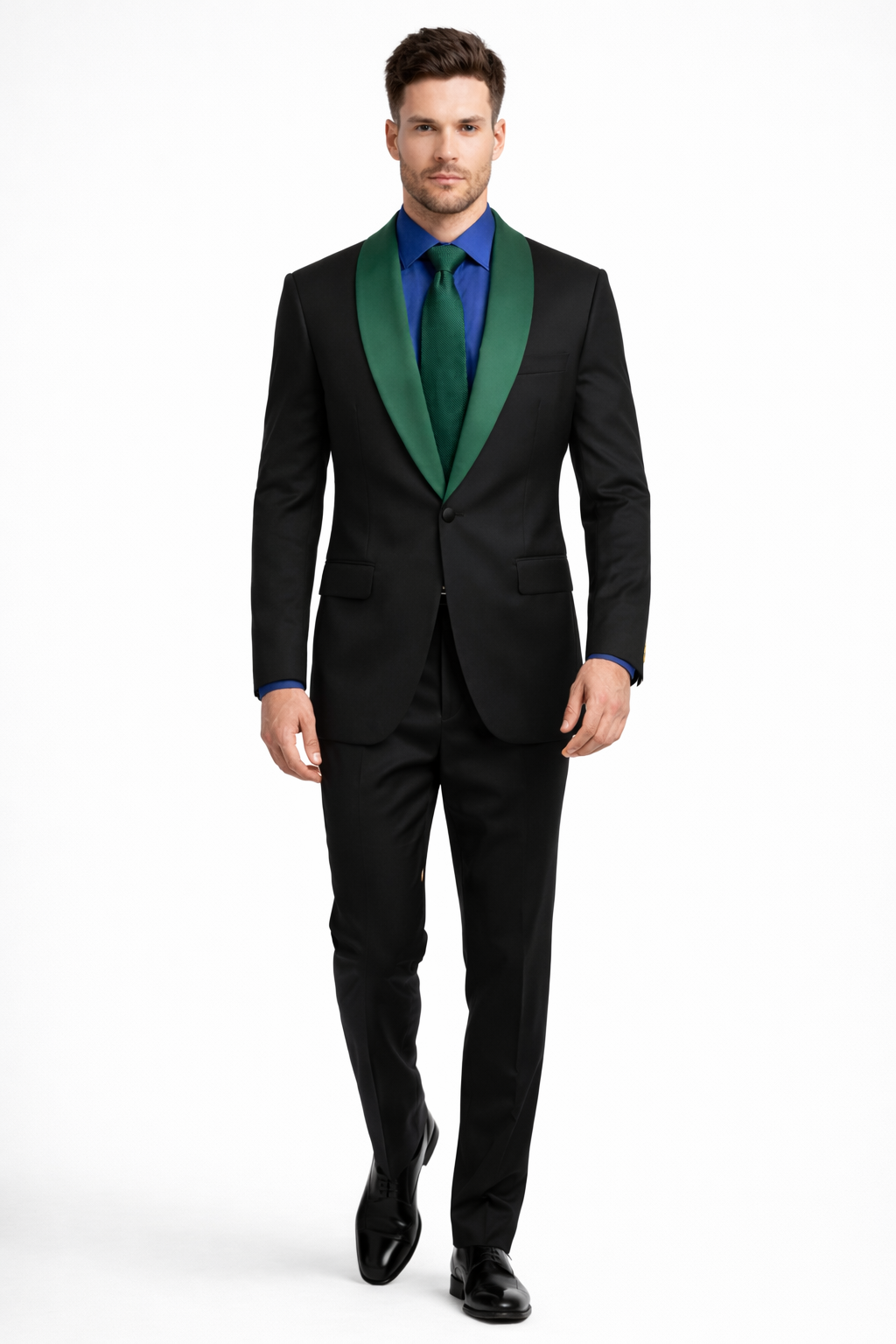 Men's Elegant Shawl Lapel Wedding Tuxedo Blazer for Formal Events