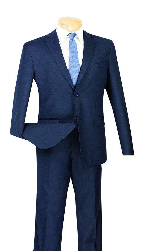Ultra Slim Navy Suit - 2 Piece by Vinci