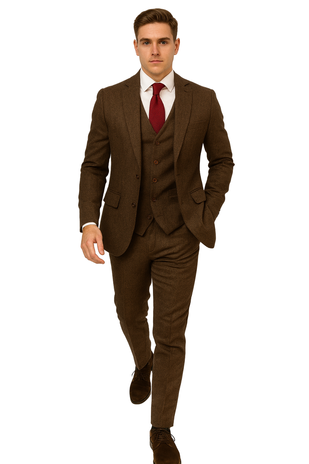 Mens Great Gatsby Costume - Great Gatsby Suit - Gatsby Clothes (Vest + Pants + Suit Shirt Tie Package)