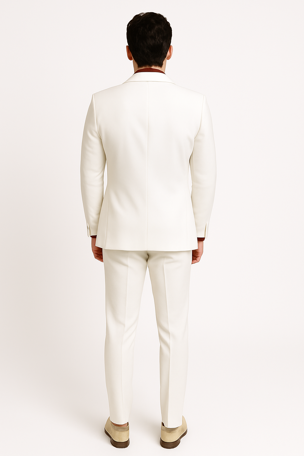 Scarface White Suit Red Shirt Set