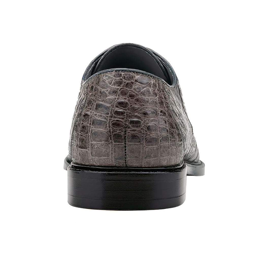 Grey Chapo Caiman Crocodile Dress Shoe by Belvedere