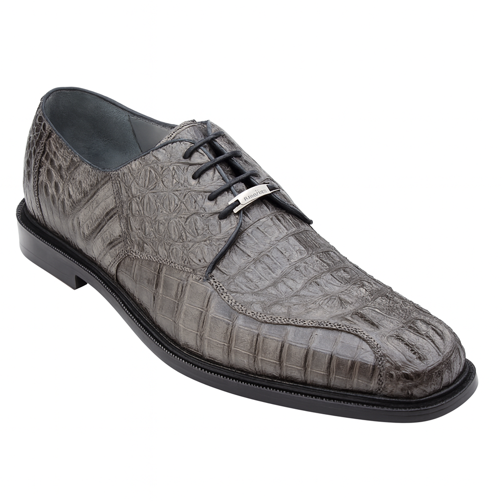 Grey Chapo Caiman Crocodile Dress Shoe by Belvedere