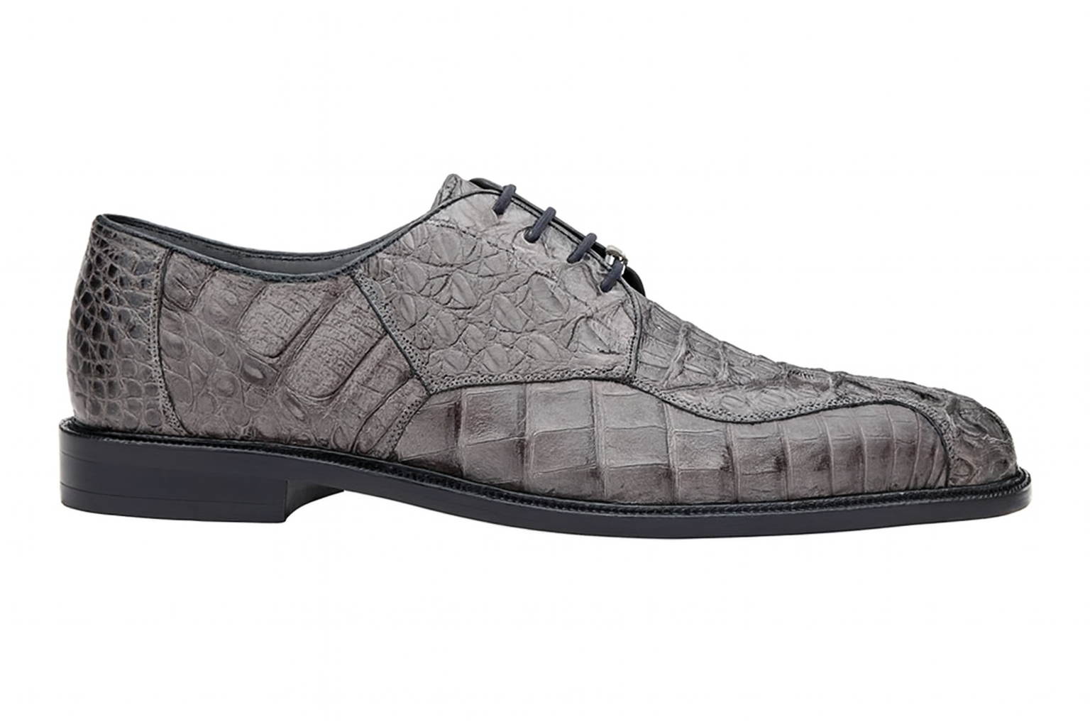 Grey Chapo Caiman Crocodile Dress Shoe by Belvedere