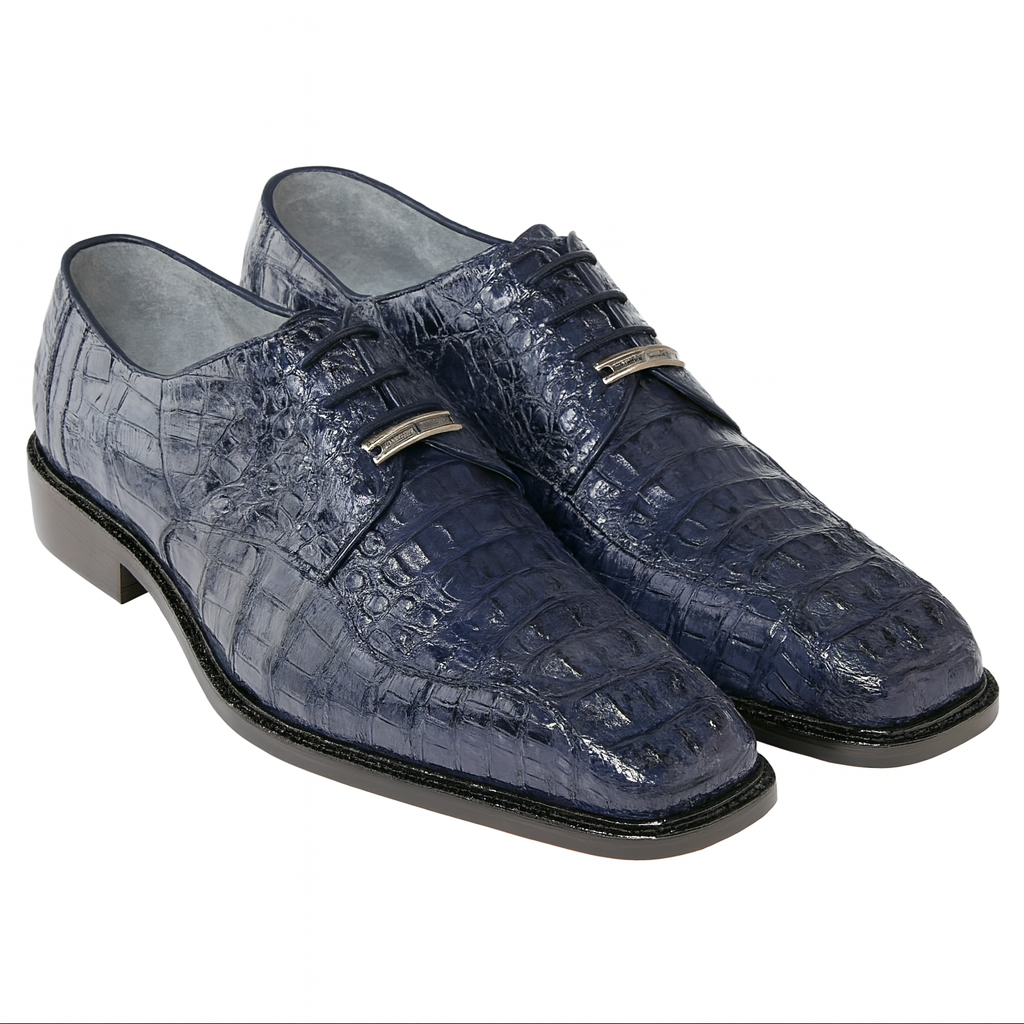 Belvedere Chapo Caiman Hornback Dress Shoe