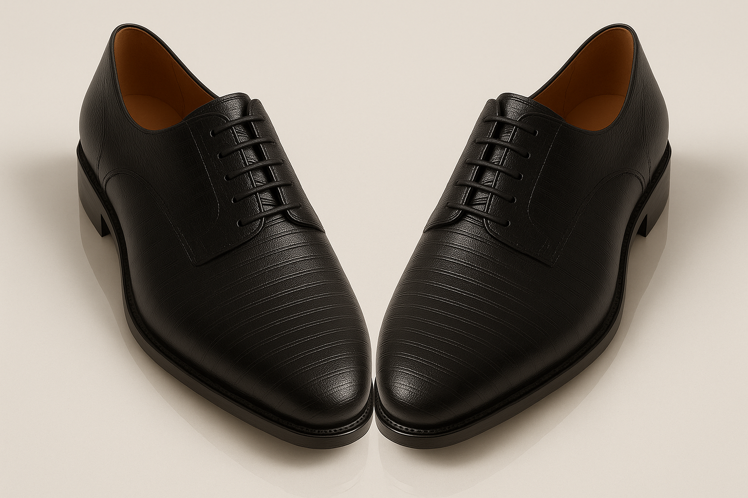Mezlan Pegaso Lizard Black Dress Shoe