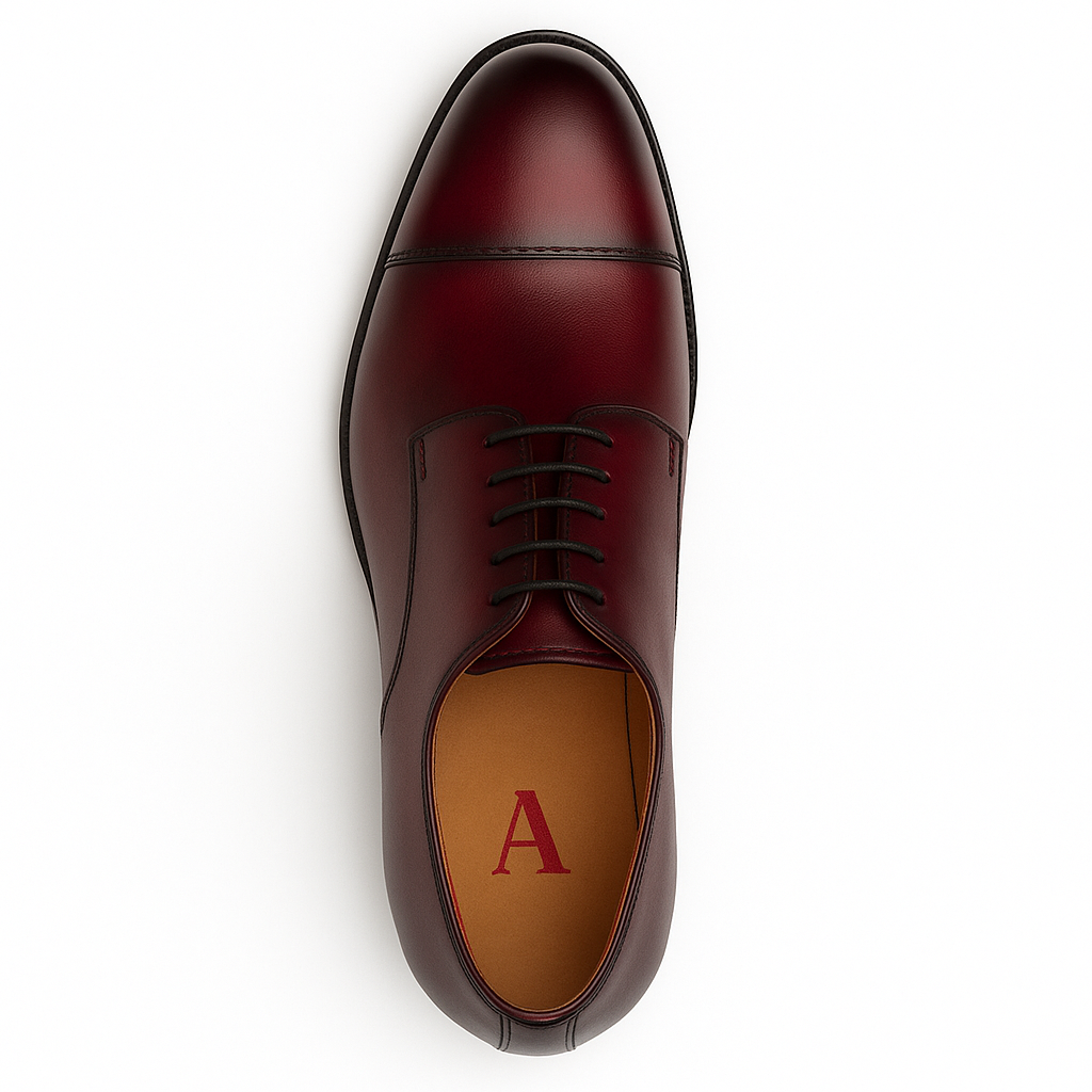 Mezlan Republic Calfskin Cap Toe Blucher in Tan