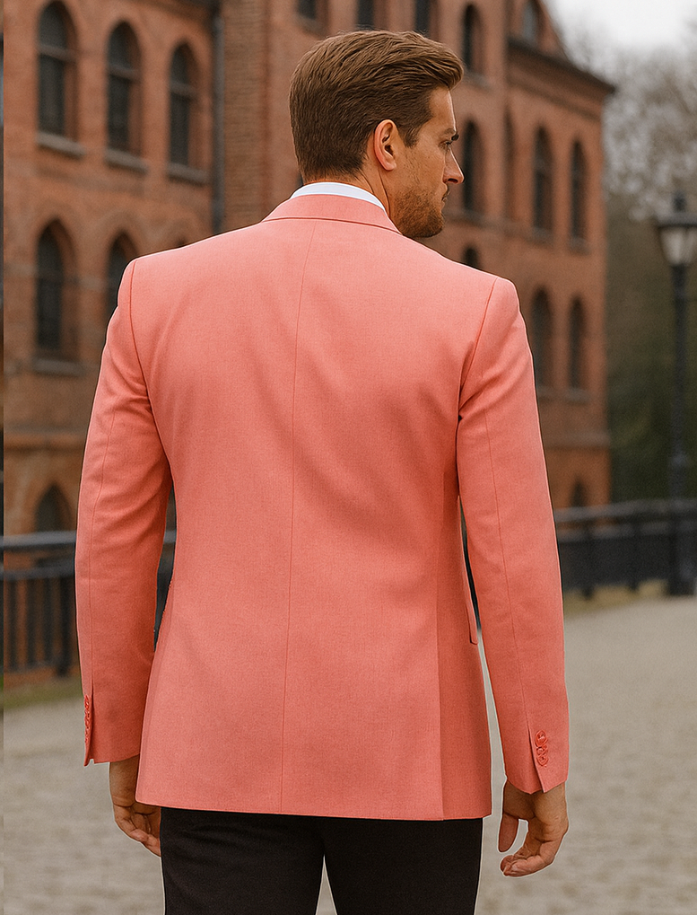 Mens Coral Blazer - Coral Sport Coat