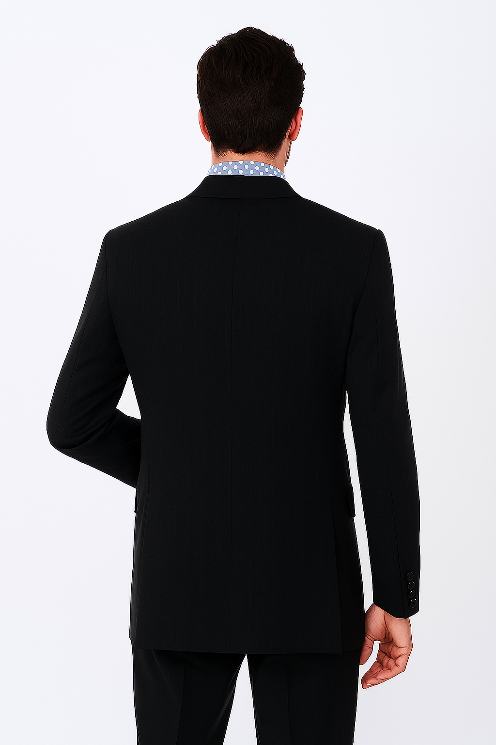 Men's Double Breasted Suits Men's Black Suit Peak Lapel