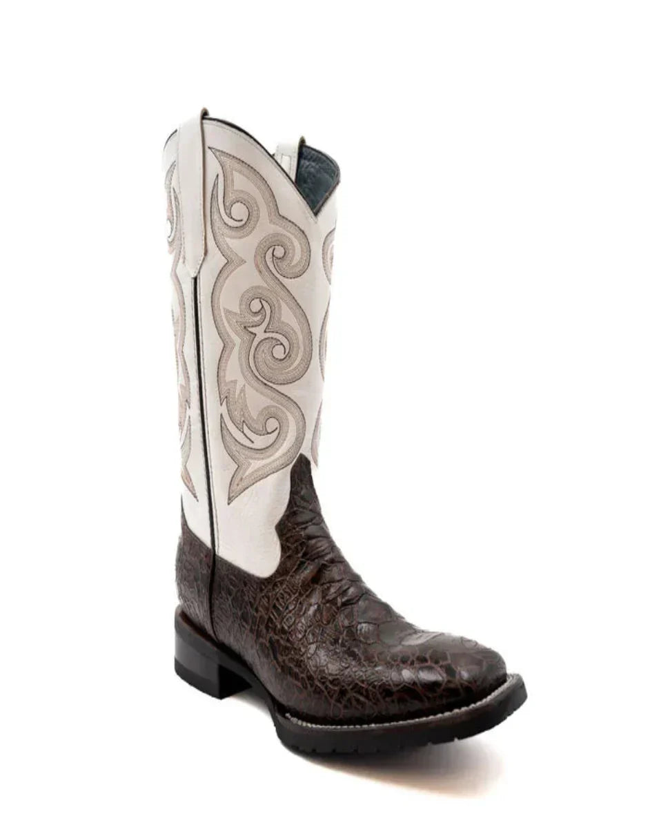 Ferrini Kai Sea Turtle Print Boots Brown