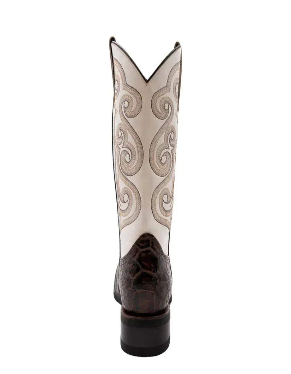 Ferrini Kai Sea Turtle Print Boots Brown