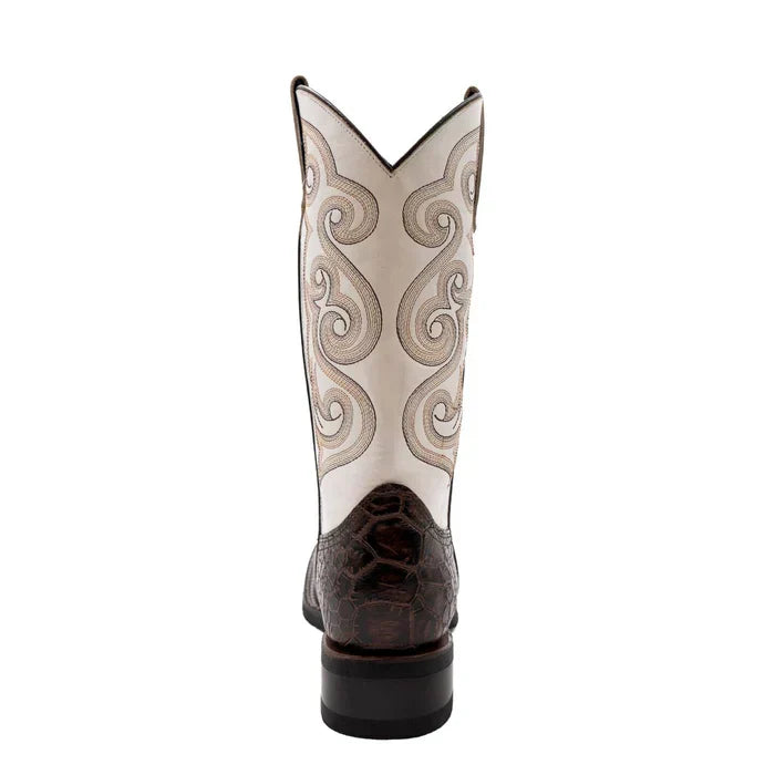 Men's Ferrini Kai Sea Turtle Print Leather Boots