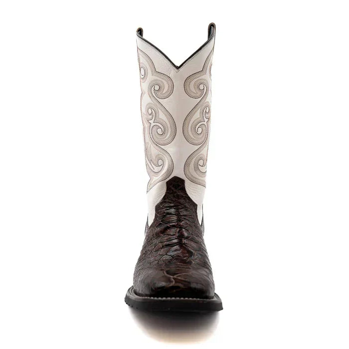 Men's Ferrini Kai Sea Turtle Print Leather Boots