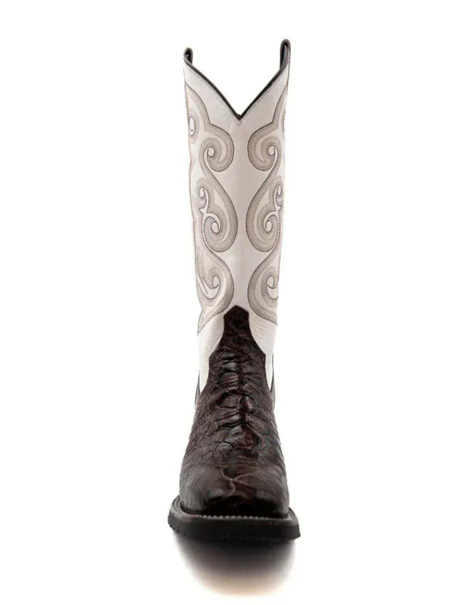Ferrini Kai Sea Turtle Print Boots Brown