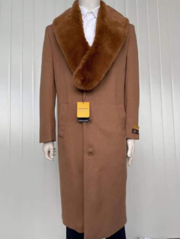 Men's Full-Length Cashmere Overcoat