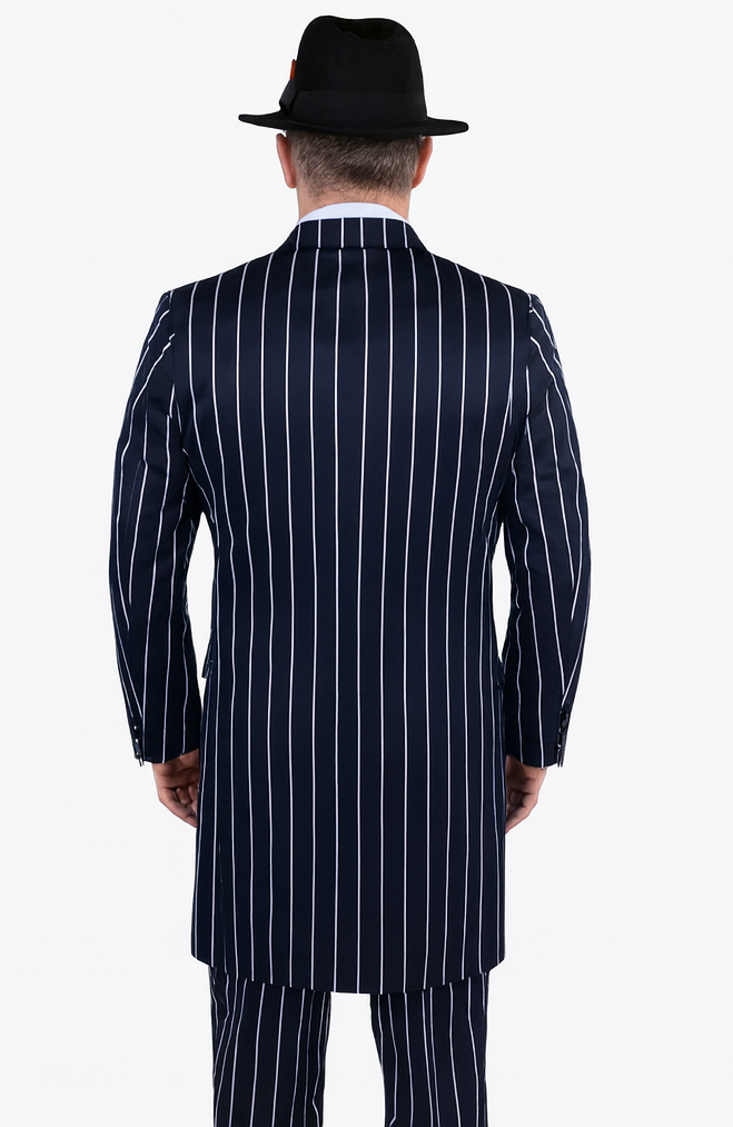Men’s Chalk Stripe Gangster Zoot Suit