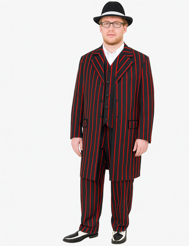 Men’s Chalk Stripe Gangster Zoot Suit