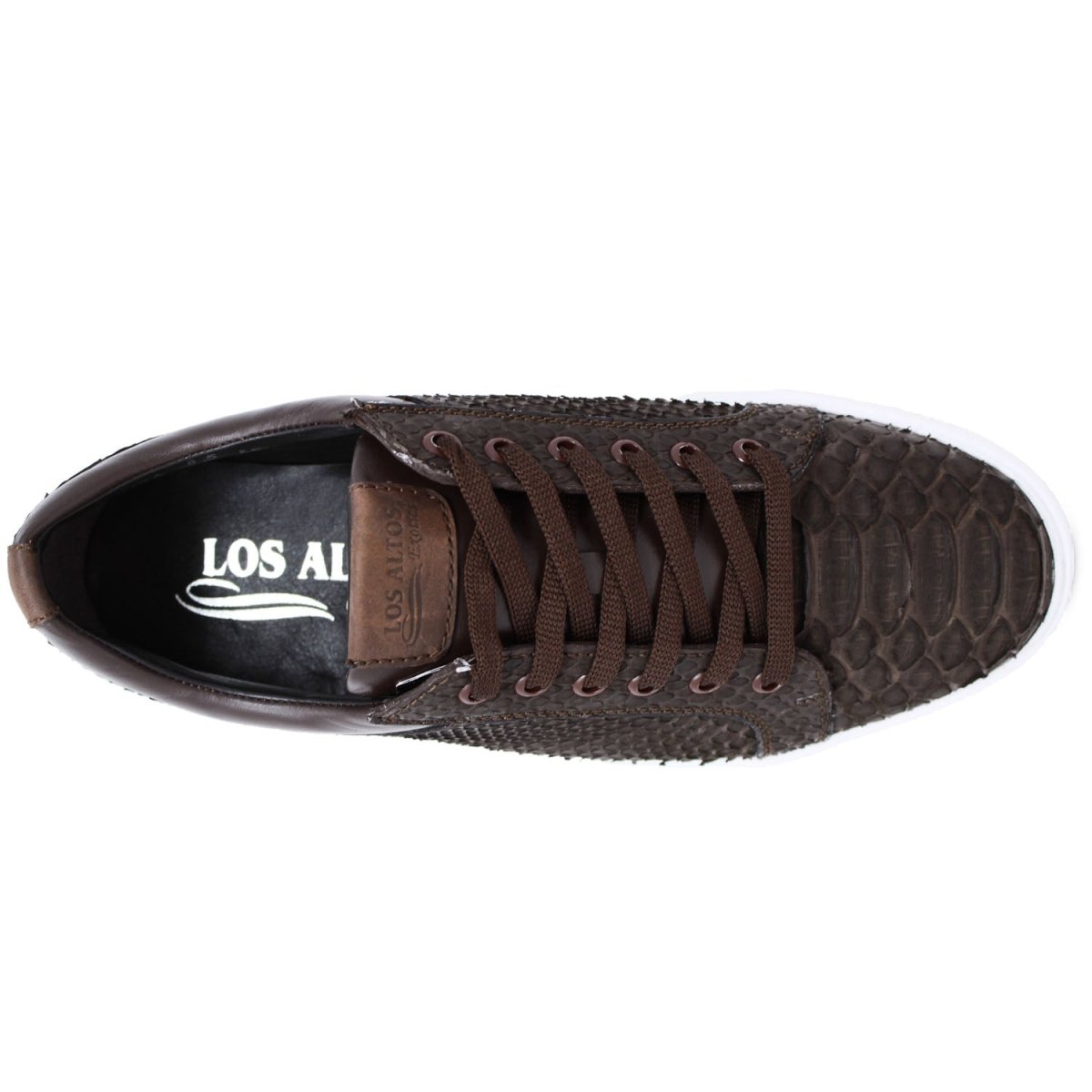 Genuine Python Low Top Sneakers for Men