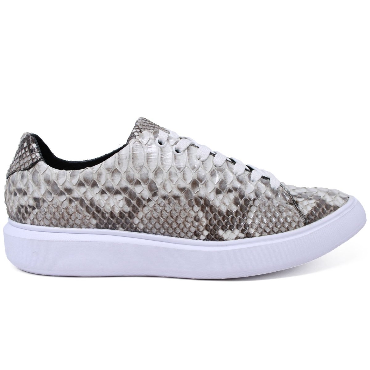 Full Python Skin Sneakers for Men