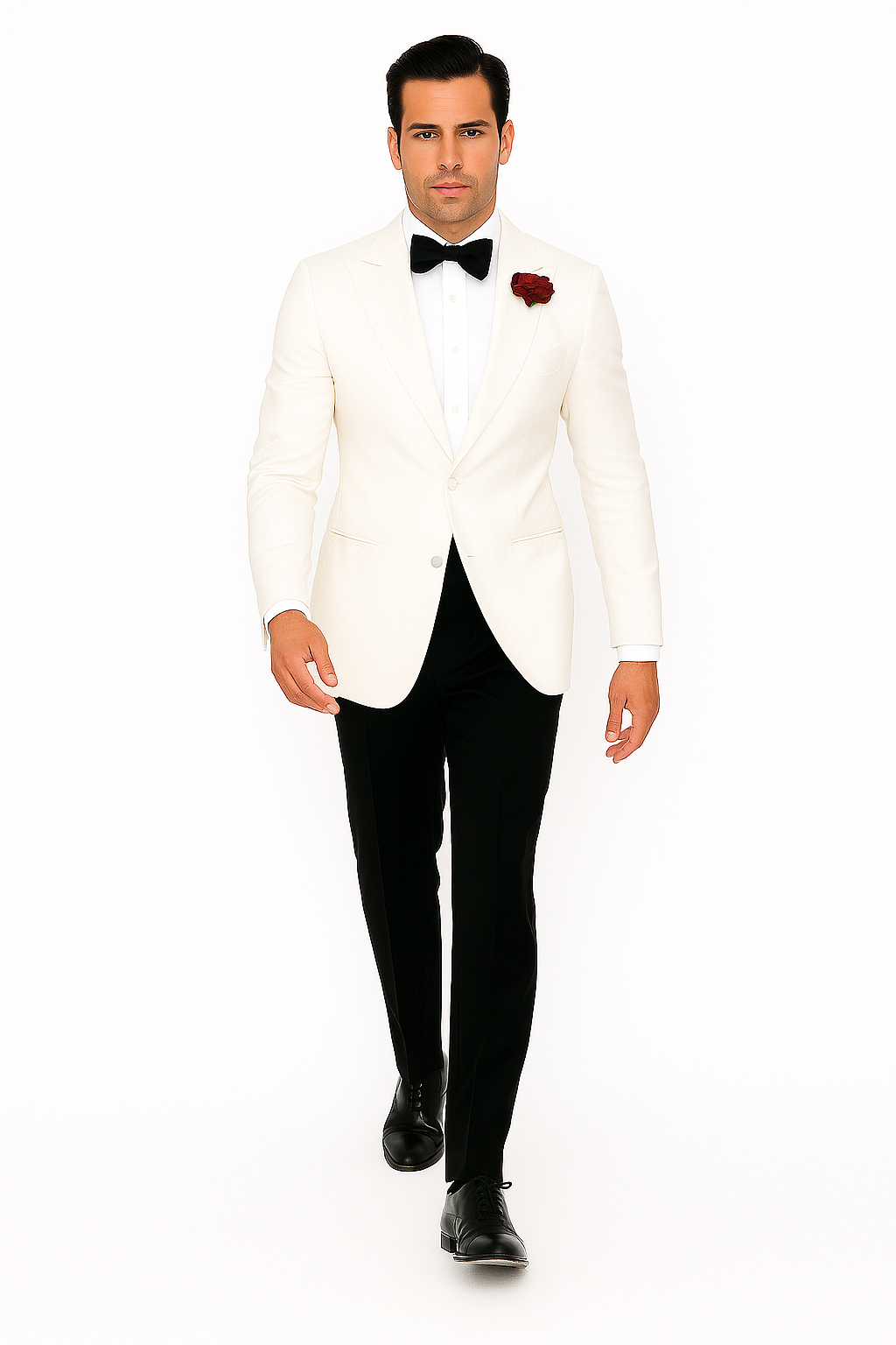 Men's James Bond Outfit Spectre 1 Button White Tuxedo Blazer