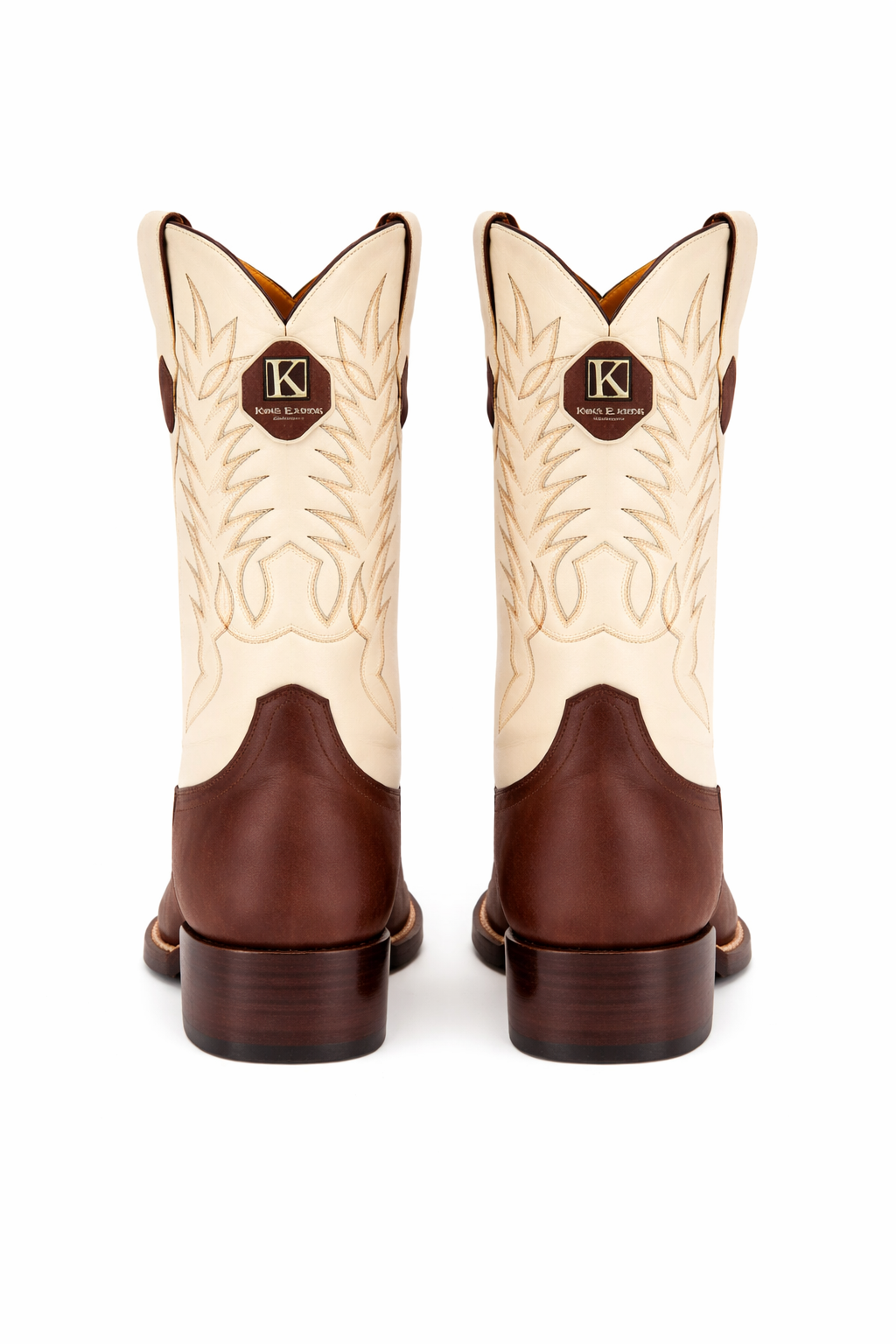 Men's Handmade Brown King Exotic Square Toe Boots