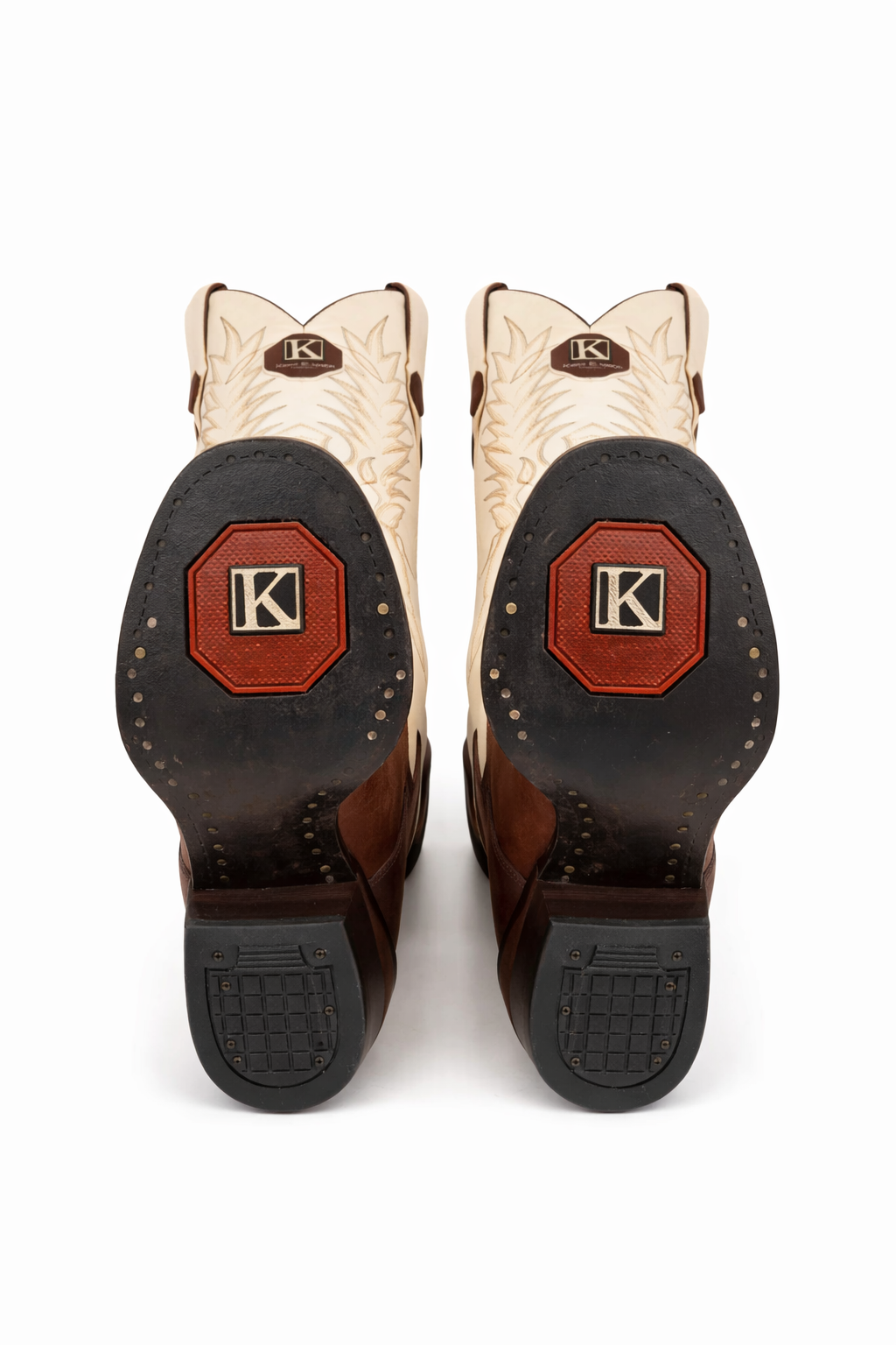 Men's Handmade Brown King Exotic Square Toe Boots
