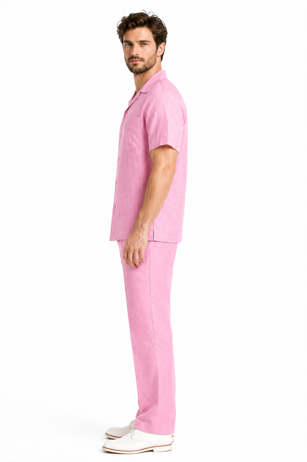 Mens Linen Walking Suit - "Lilac" Summer Outfit - Mens Linen Suit