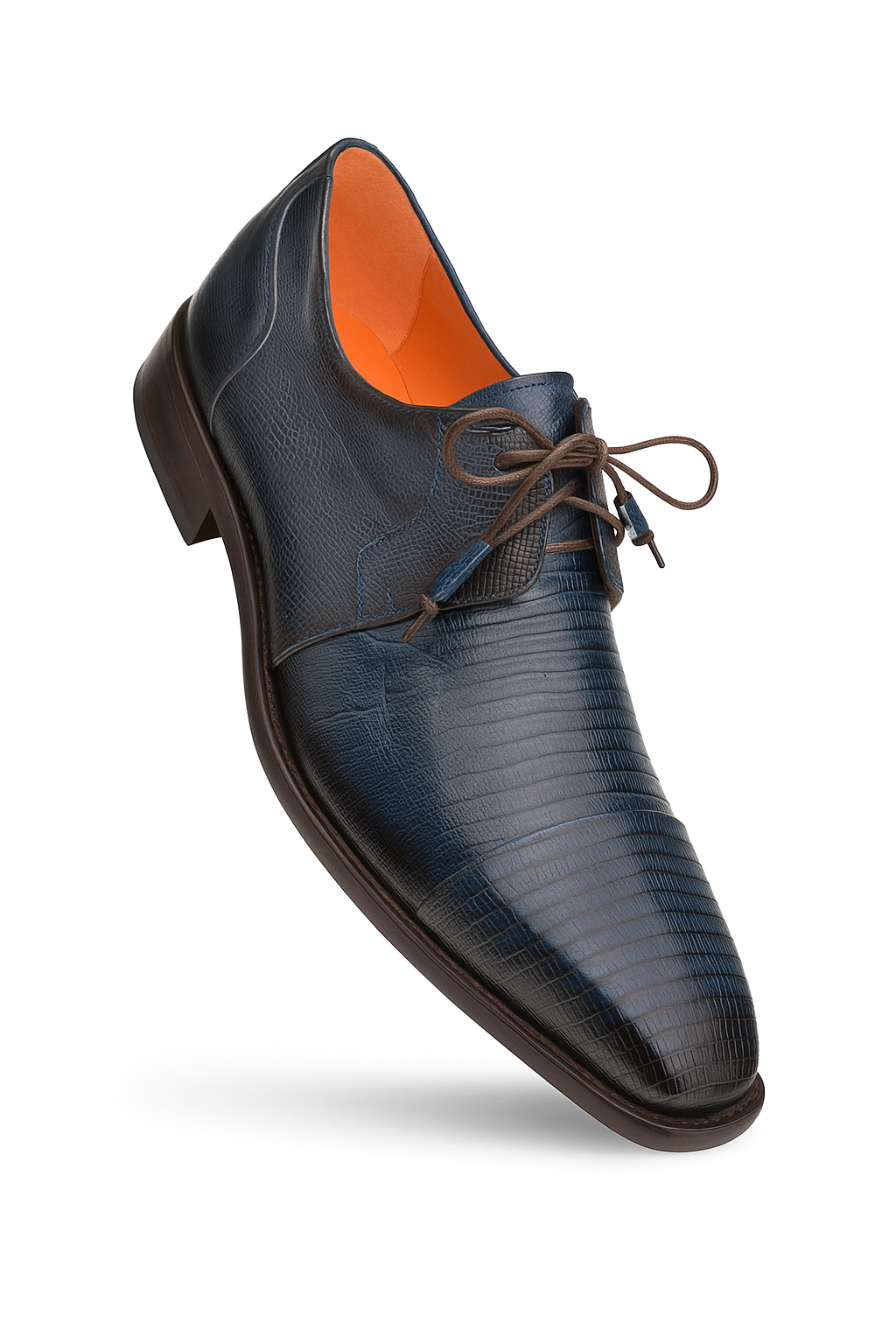 Lizard Skin Tassel Derby by Mezlan