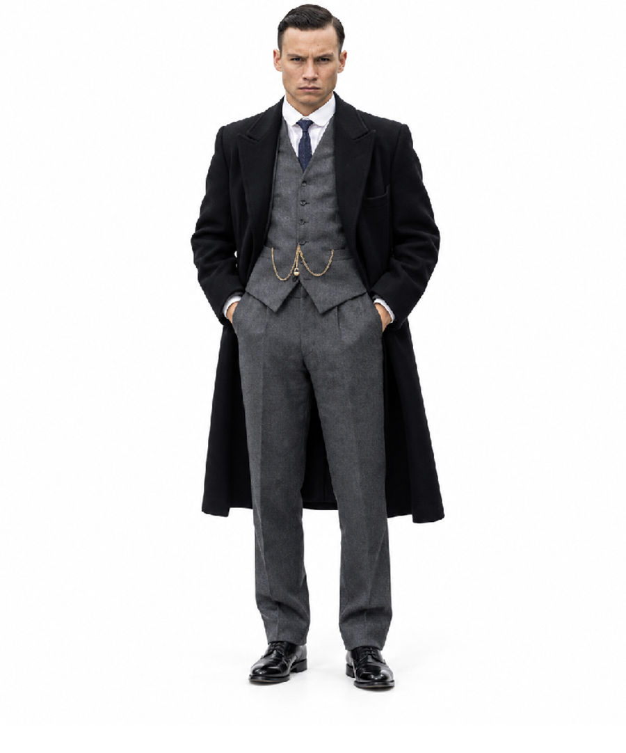 Michael Gray Gangster Suit & Overcoat Set