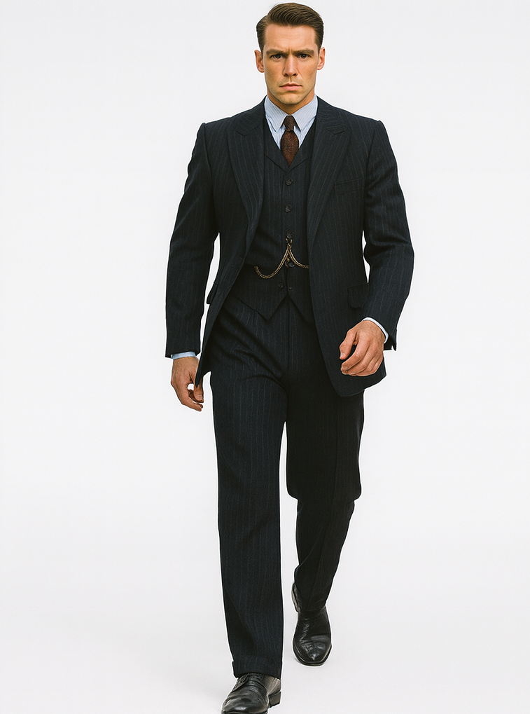 Michael Gray 1920s Pinstripe Suit Costume