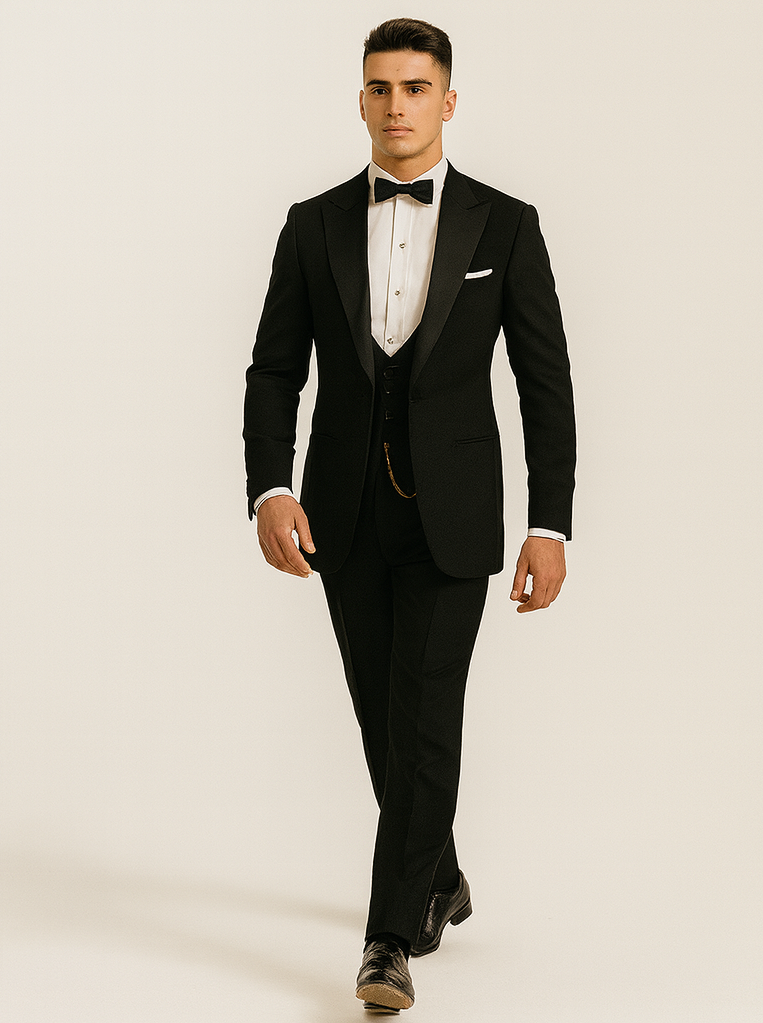 Peaky Blinders Thomas Shelby Black Vested Tuxedo