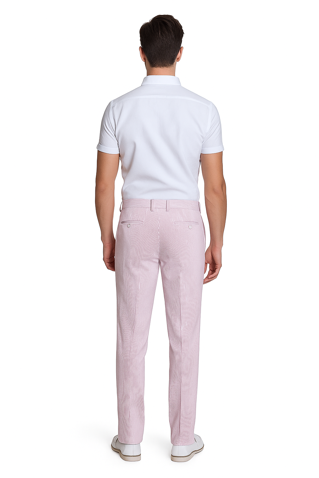 Men's Purple Lavender Seersucker Sear sucker suit dress pants