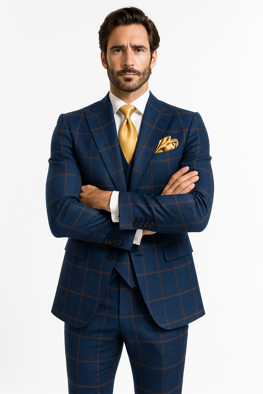 Rossi Man Max RM1840 Slim Fit 3-Piece Suit