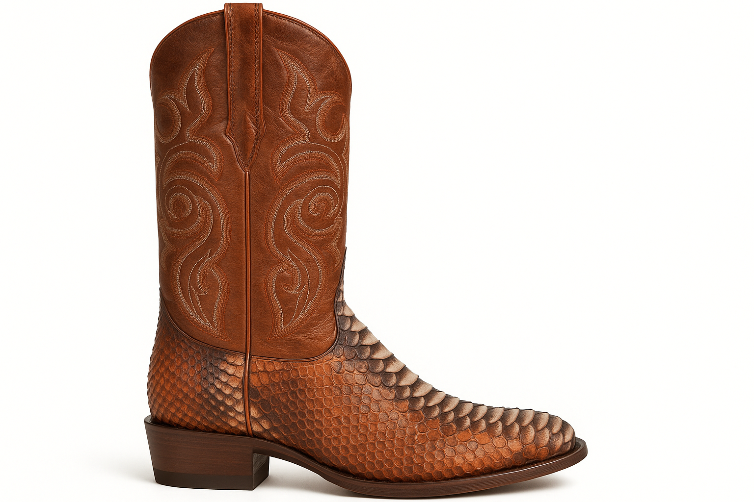 Men's Los Altos Python J-Toe Boots Rustic