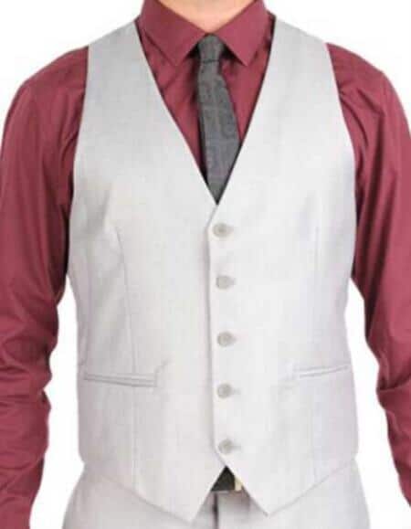 Long length er Fashion Zoot Children Kids Boys Pinstripe Suit Ivory