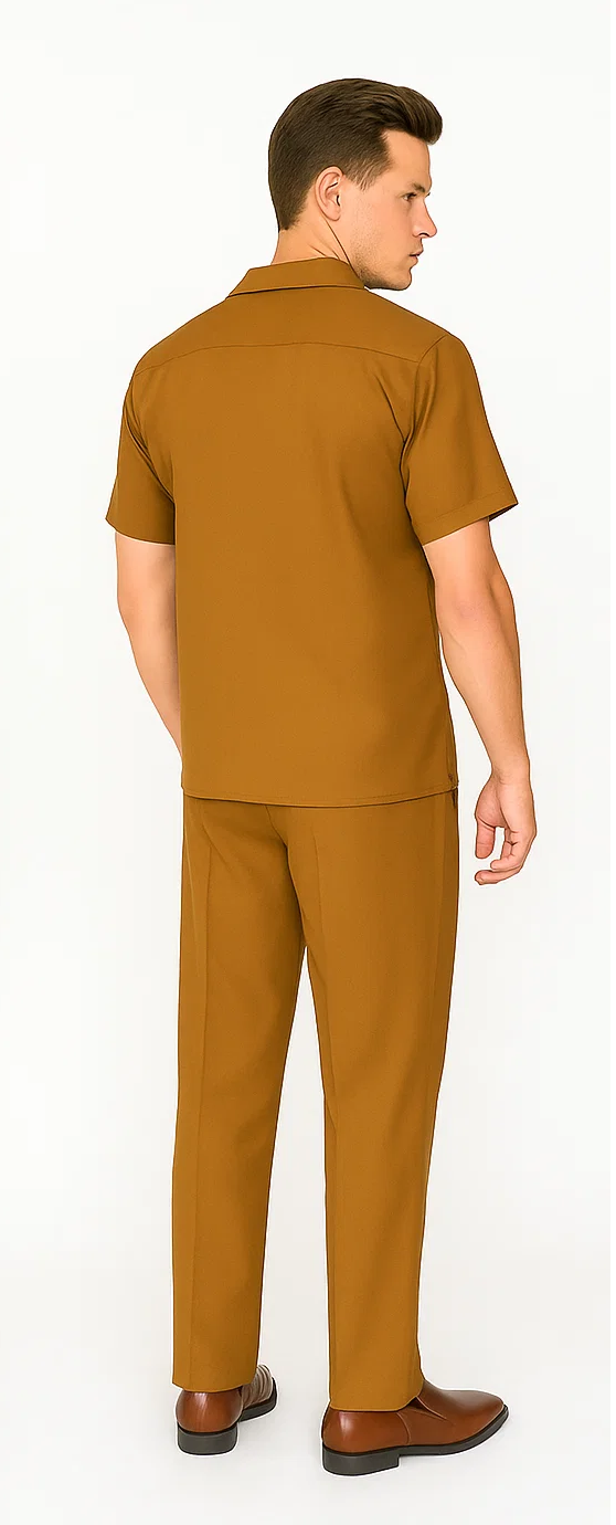 Caramel Men's Walking Suit - Zacchi Leisure Set
