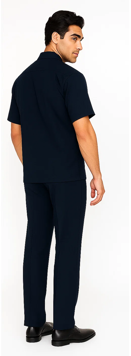 Navy Men's Walking Suit Leisure Set by Zacchi