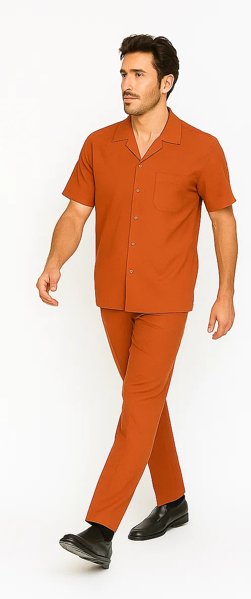 Papaya Leisure Walking Suit for Men