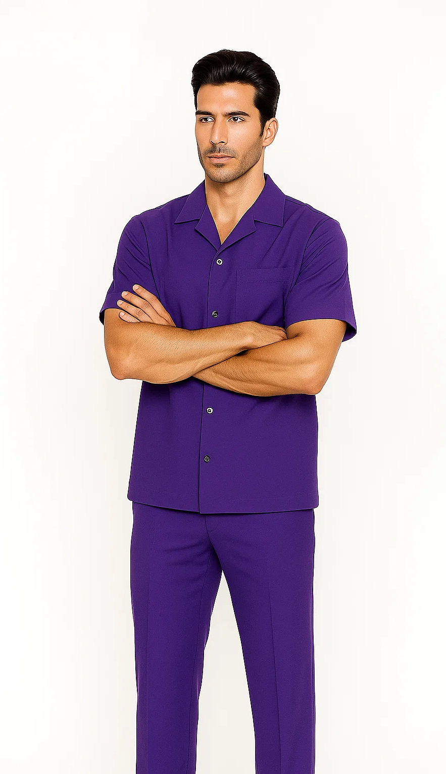 Purple Men's Walking Suit by Zacchi