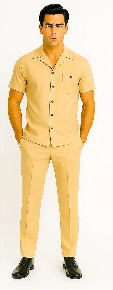 Men’s Sand Walking Suit-Shirt & Pant Set