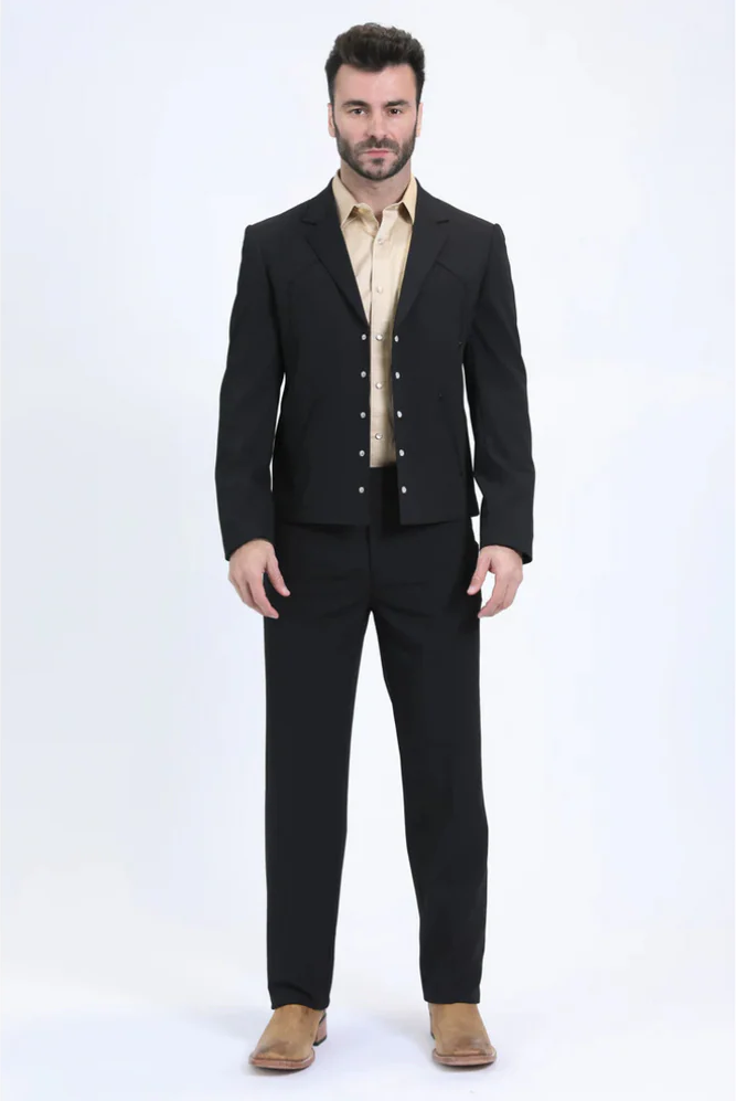 Men's Western Sport Suit Black