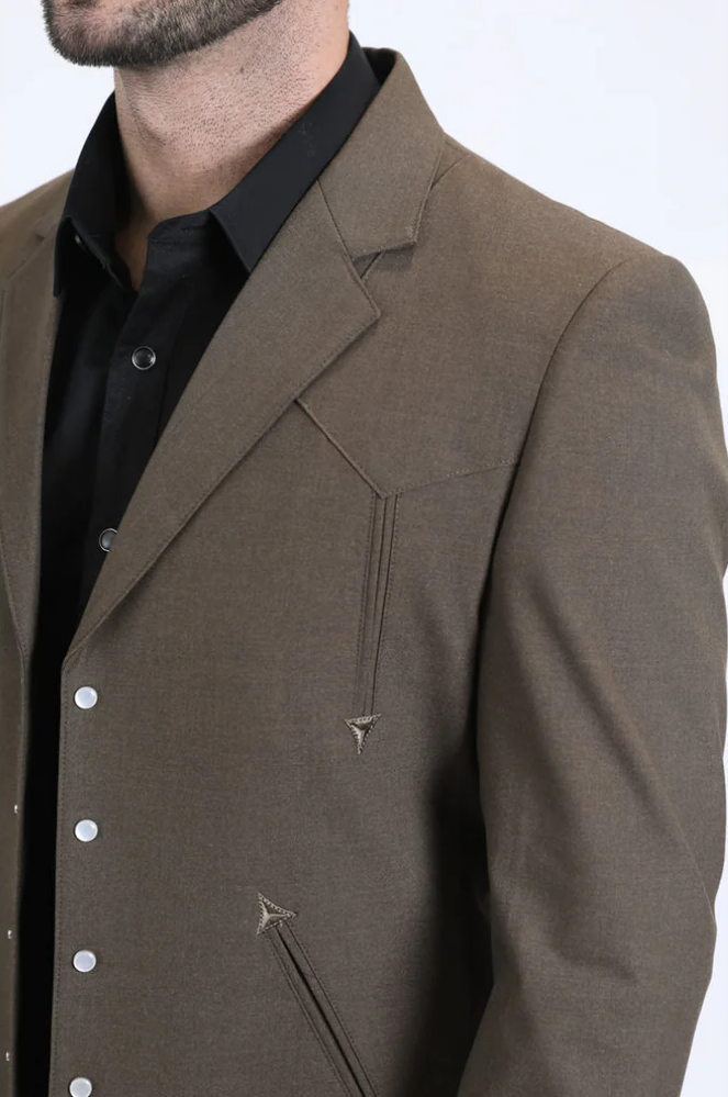 Men's Western Sport Suit in Brown