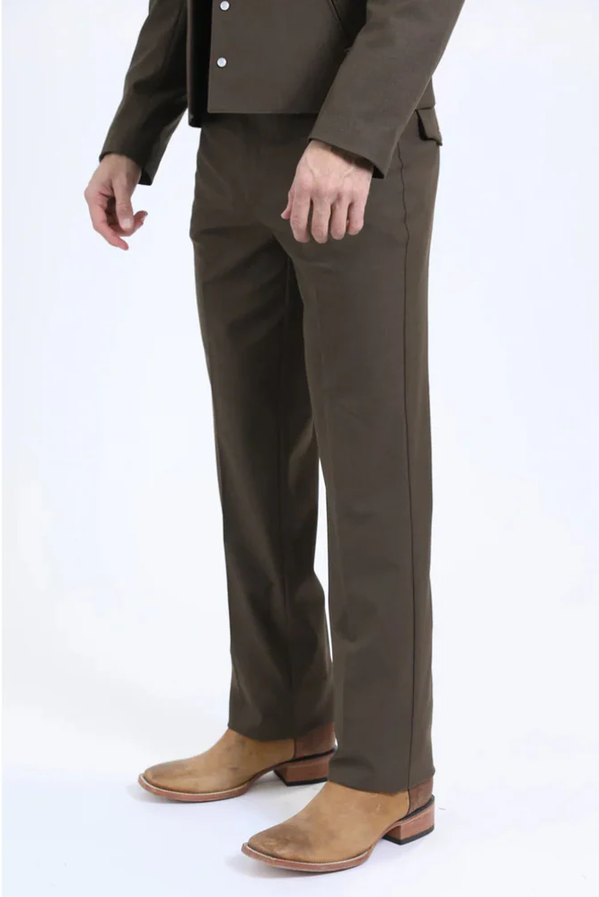Men's Western Sport Suit in Brown