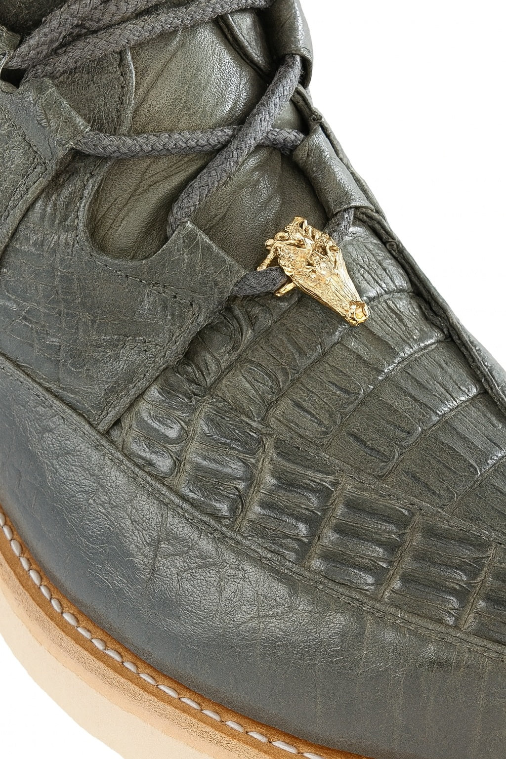 Men's Wild West Boots Caiman and Smooth Ostrich Skin Shoe