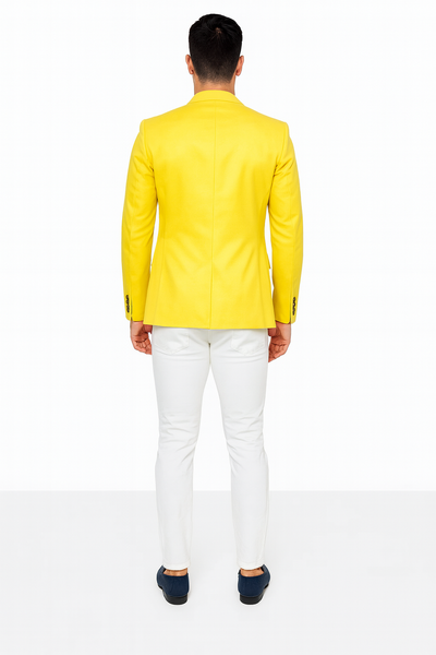 Men's Yellow Blazer Sport Coat