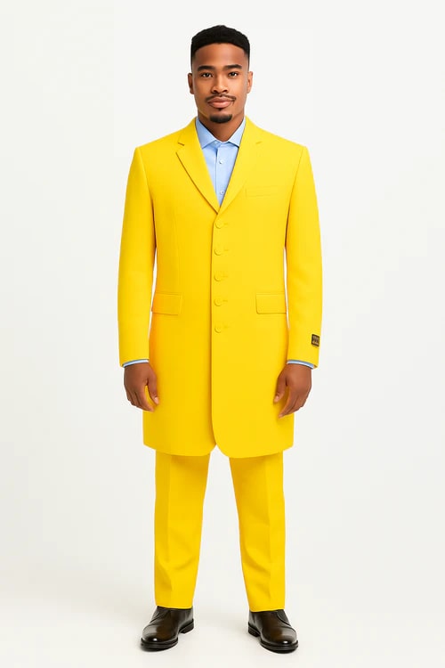 Yellow Zoot Suit Vintage 1920s Style for Men