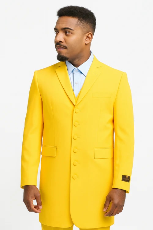 Yellow Zoot Suit Vintage 1920s Style for Men